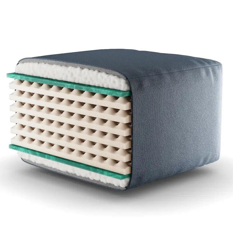 Futon Sofa Bed with Wood Frame and Gel Memory Foam Mattress