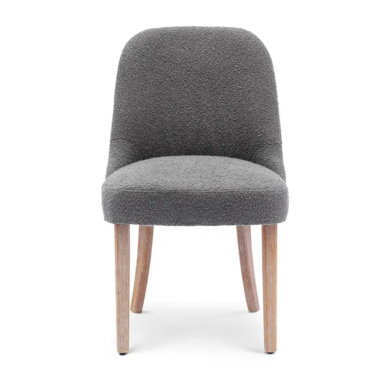 Water and Stain Resistant Upholstered Side Chair with Solid Wood Frame