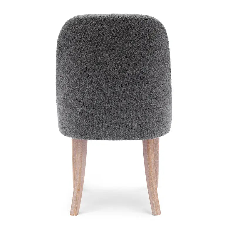 Water and Stain Resistant Upholstered Side Chair with Solid Wood Frame