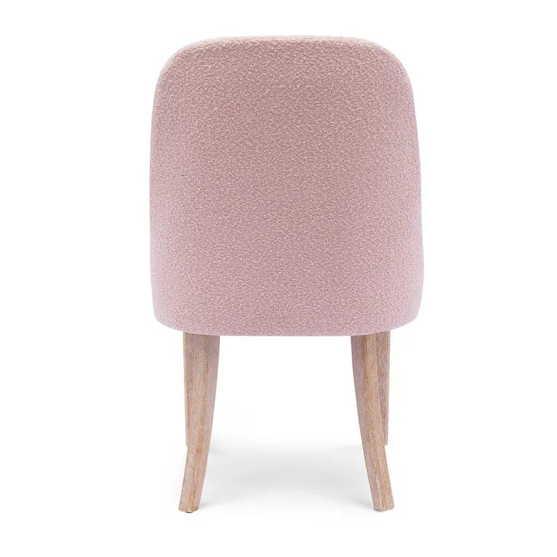 Water and Stain Resistant Upholstered Side Chair with Solid Wood Frame