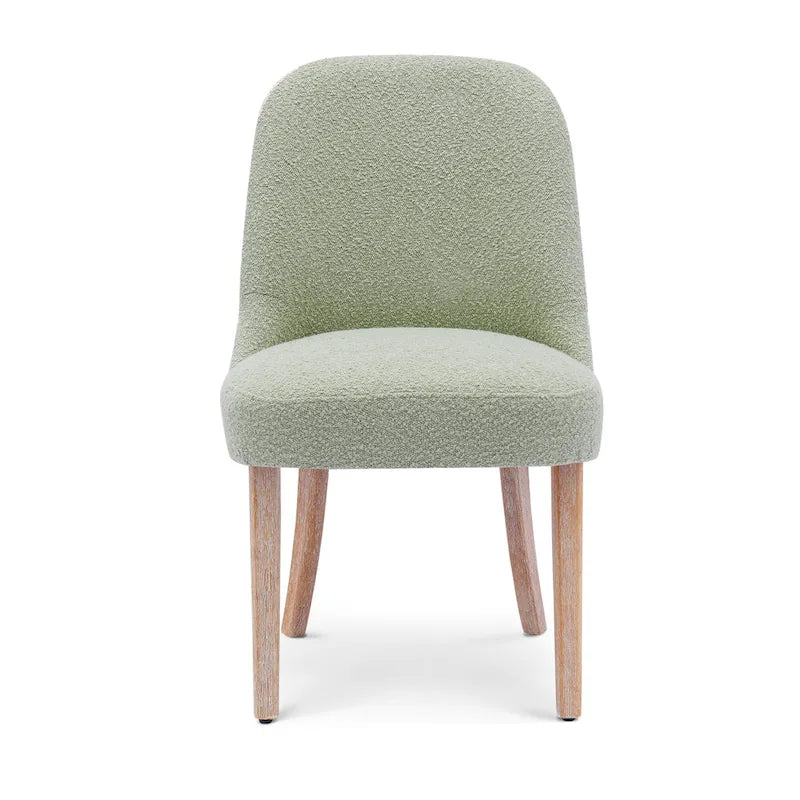 Water and Stain Resistant Upholstered Side Chair with Solid Wood Frame