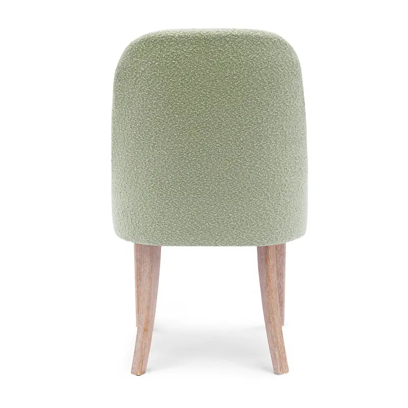 Water and Stain Resistant Upholstered Side Chair with Solid Wood Frame