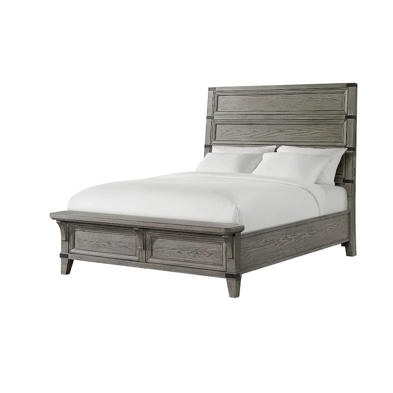 Forge Panel Bed with Headboard and Footboard