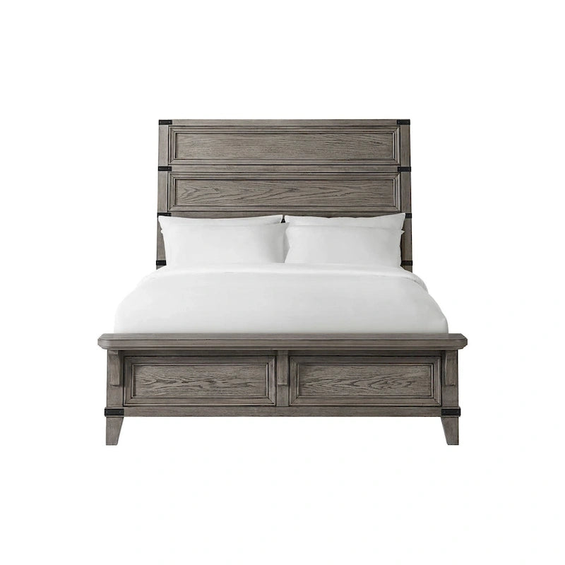 Forge Panel Bed with Headboard and Footboard
