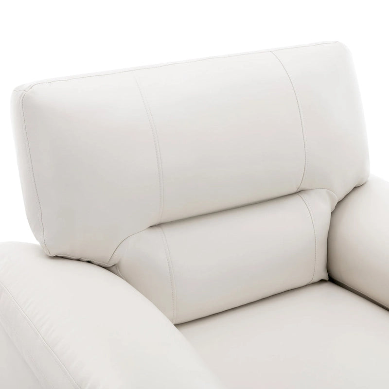 High-Back Faux Leather Accent Chair with Wood Frame, Multiple Colors