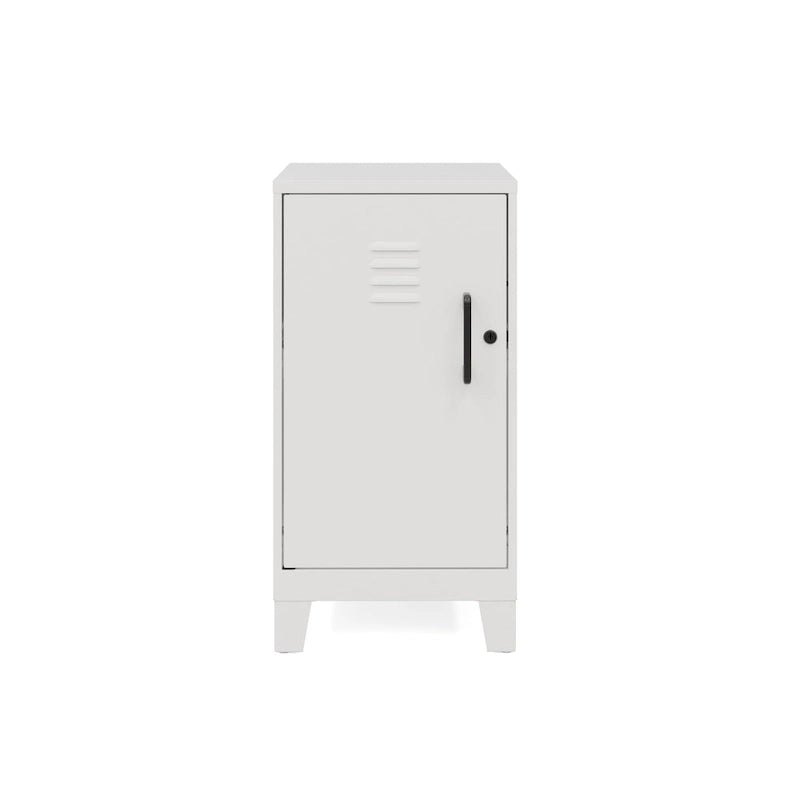 2-Shelf Steel Mini Storage Locker Cabinet, Fully Assembled