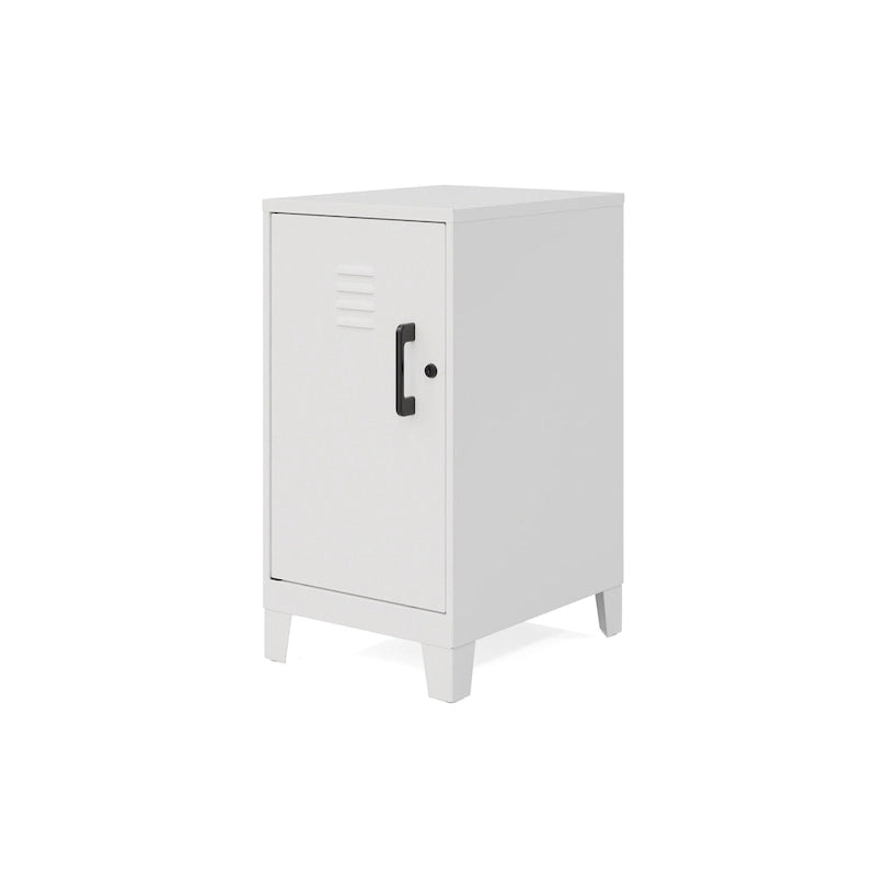 2-Shelf Steel Mini Storage Locker Cabinet, Fully Assembled