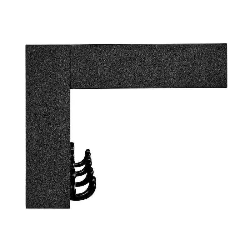 Wall-Mounted Coat Rack with Floating Shelf and 4 Hooks