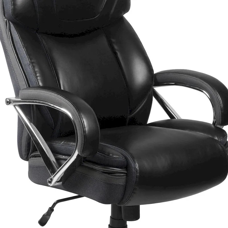 High-Back Ergonomic Office Chair, 500 lb Capacity with Headrest