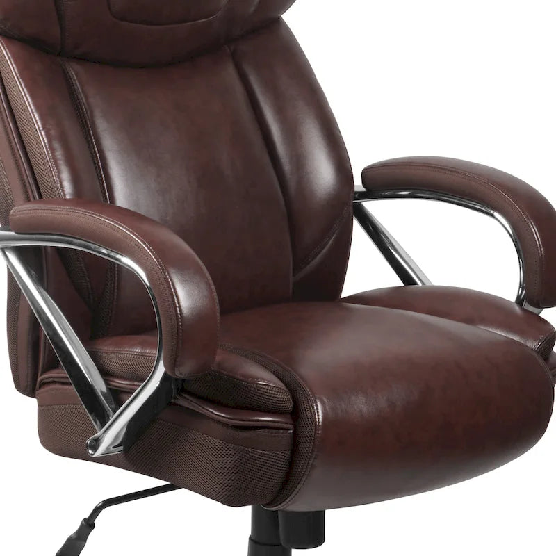 High-Back Ergonomic Office Chair, 500 lb Capacity with Headrest
