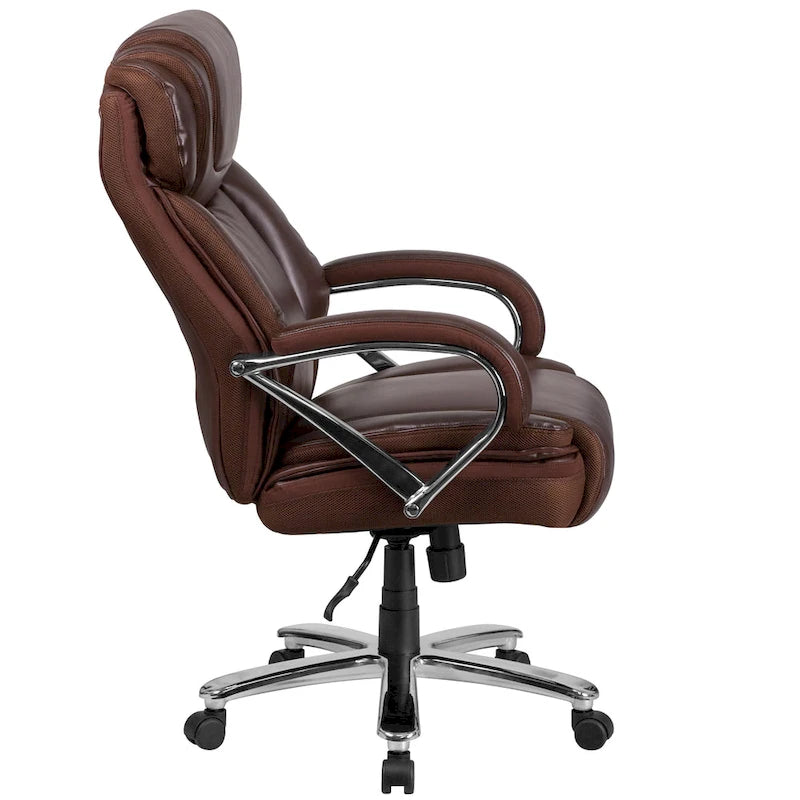 High-Back Ergonomic Office Chair, 500 lb Capacity with Headrest