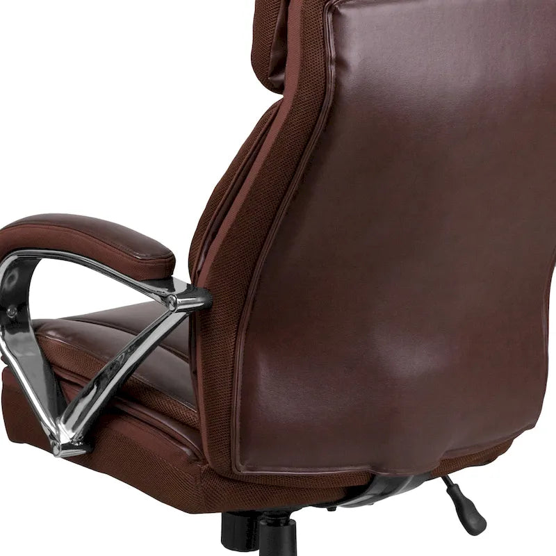 High-Back Ergonomic Office Chair, 500 lb Capacity with Headrest
