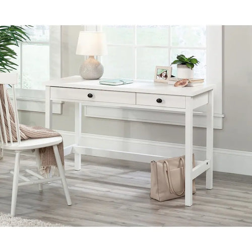 2-Drawer Writing Desk in Raven Oak Finish