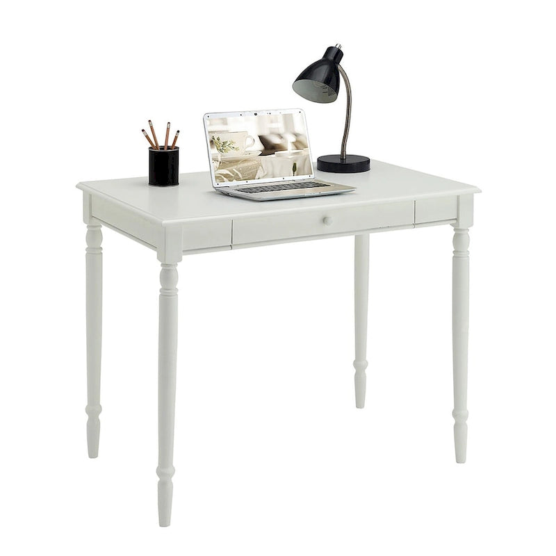 36-Inch 1-Drawer Writing Desk with Pull-Out Keyboard Tray