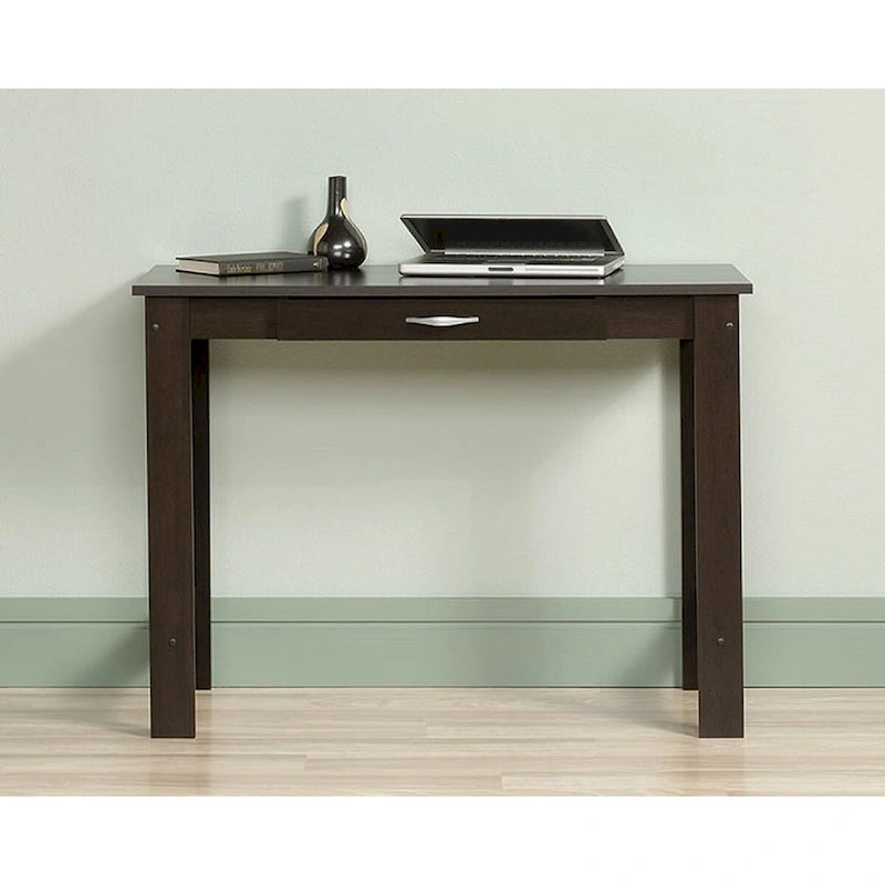 Writing Desk with Spacious Work Surface, Cinnamon Cherry Finish