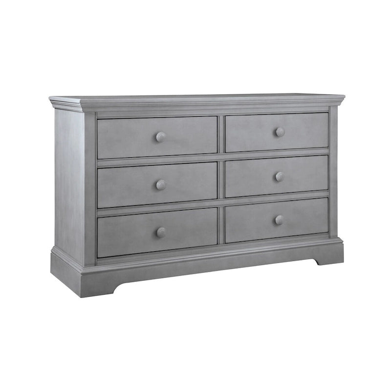 6-Drawer Dresser with Metal Handles, Multiple Colors